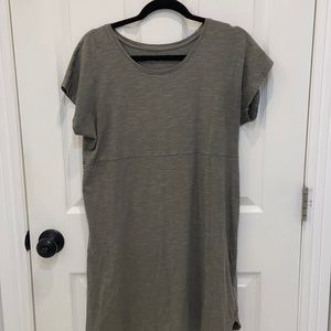 Columbia Olive color shirt dress